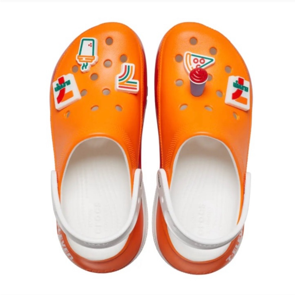 7-ELEVEN 711 X CROCS*Mega Crush Special Collectors Editn. w/Jibbitz*US W7/M5*NWT - Picture 2 of 12